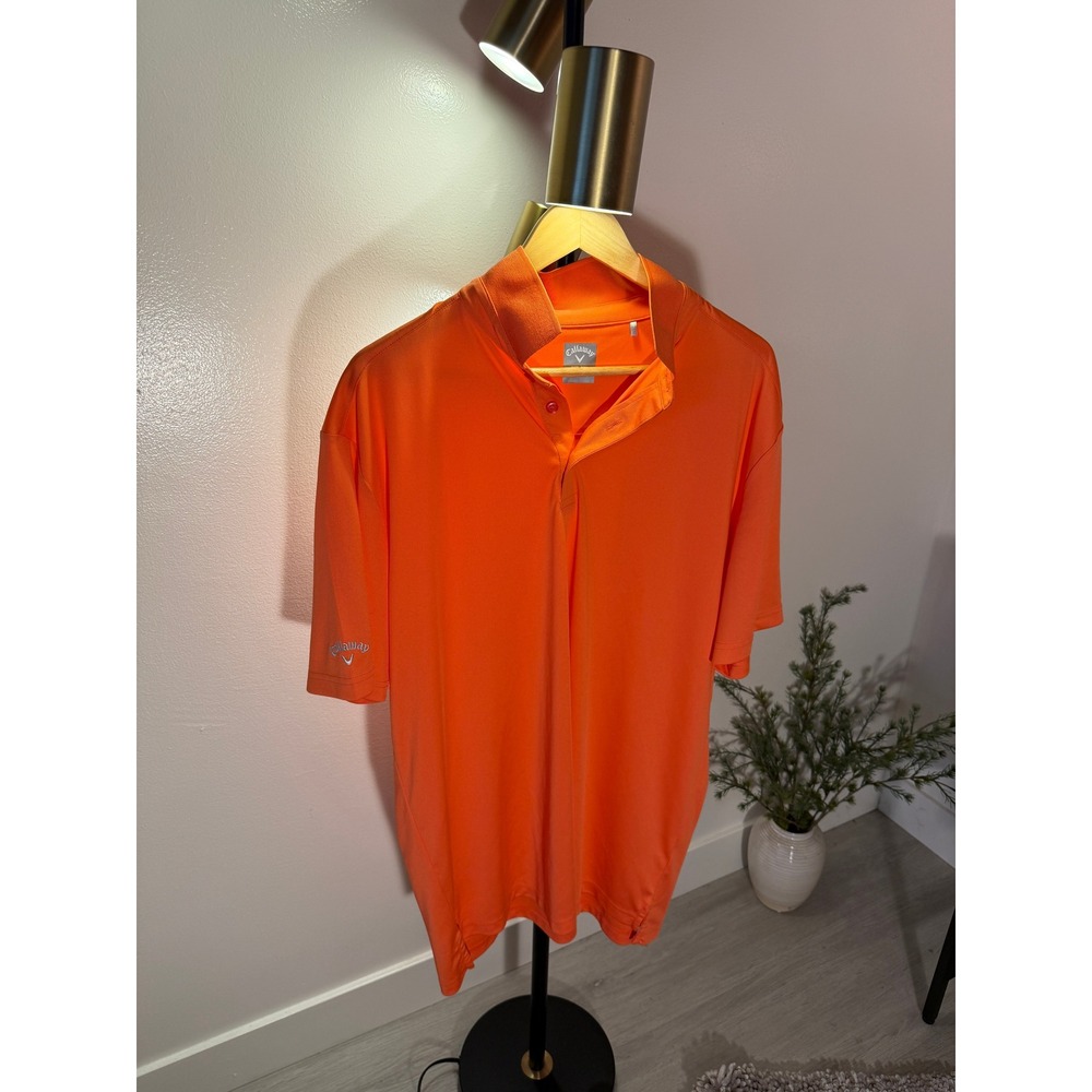 Callaway polo gift for dad performance xl NWOT vivid orange cooling summer sport